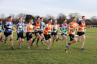 Mens under-20s North Eastern Cross Country, Redcar. Photo:  David T. Hewitson/Sports for All Pics